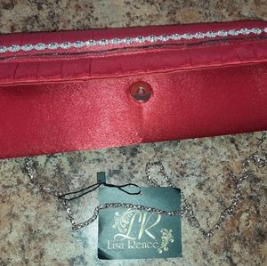Lisa Renee Red Fashion Purse